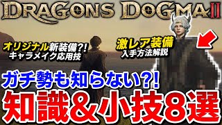 【300時間プレイして気づいた】激レア装備の入手方法や実質新装備の作り方など知ってると得する事8選【ドラゴンズドグマ2】