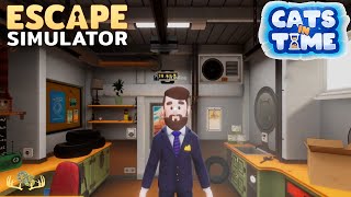 Cats in Time!- Escape Simulator Ep. 7- Escape The Room Ep.  22 screenshot 3