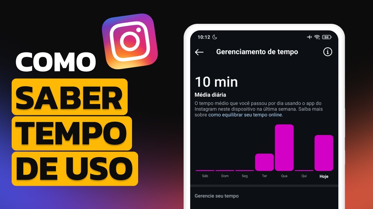 Como SABER QUANTO TEMPO VOCÊ PASSA por DIA no INSTAGRAM - YouTube