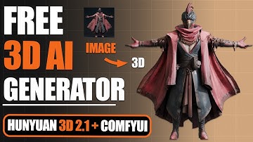 Generate Stunning 3D AI Models for FREE On Your Own PC! - Hunyuan3D 2.1
