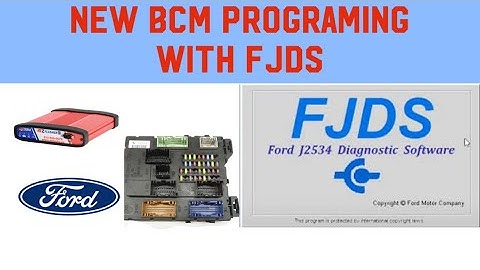Programming Ford New/Blank BCM (Body Control Module) With FJDS