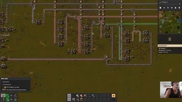 Red and green science automation. Factorio lets play episode 7.