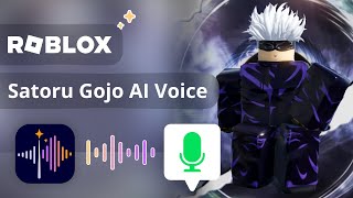 Voice Trolling as Satoru Gojo in Roblox Voice Chat | Use Satoru Gojo AI Voice