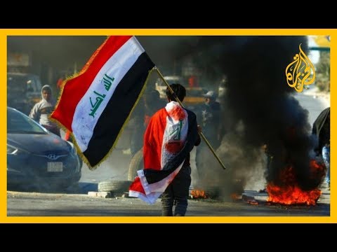 🇮🇶 ساحة الاعتصام بمدينة #كربلاء تتعرض لاعتداءات متكررة من قبل مجهولين