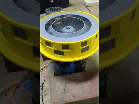 1/3 Scale ACA P-50 Core Test (FIXED STATOR) #siren #3dprinting #creative #loud #aura #phonk #tuff