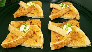 Cauliflower cheese garlic bread | New snack recipes Garlic bread | Bread snacks | New recipe