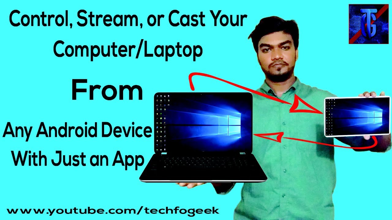 How To Cast Mirror Control or Access Your Computer Remotely from Any ...