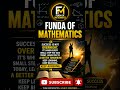 STUDY MOTIVATION OF THE DAY 💪🏻 FUNDA OF MATHEMATICS 🎯