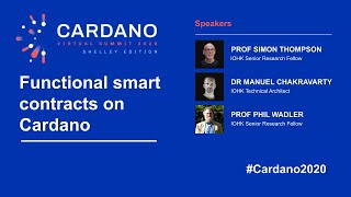 Functional smart contracts on Cardano