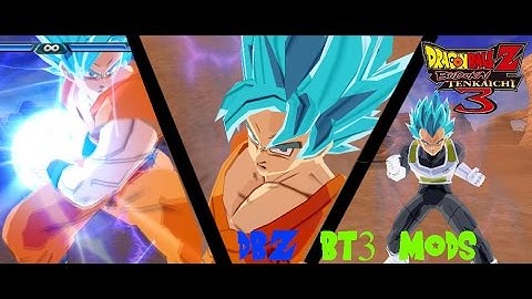 DBZ Budokai Tenkaichi 3 Mods SSGSS Goku VS SSGSS Vegeta