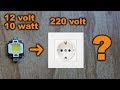 Простая схема включения светодиода LED 12 volt 10 watt в сеть 220 volt