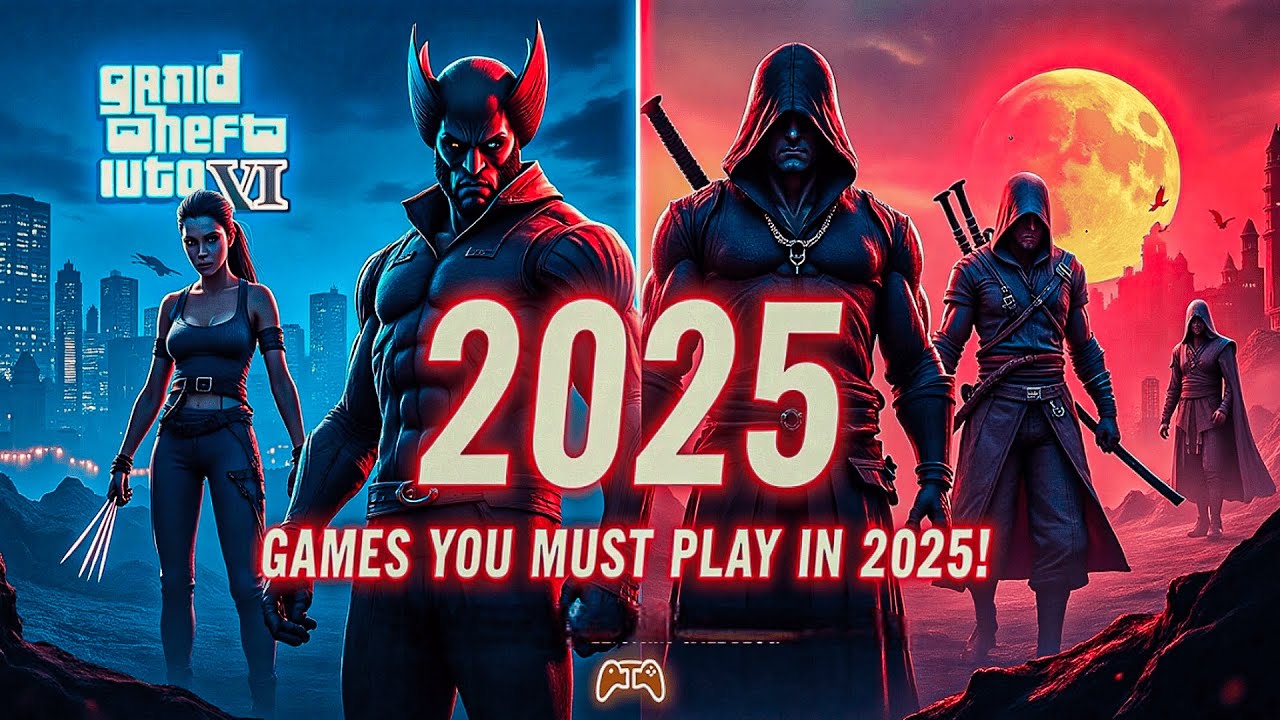 Must Lay Top 10 Games You MUST Play in 2025 New & Upcoming - YouTube