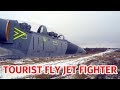 Amazing tourist flight on jet fighter