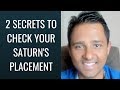 2 Secrets to check your Saturn's placement - OMG Astrology Secrets 167