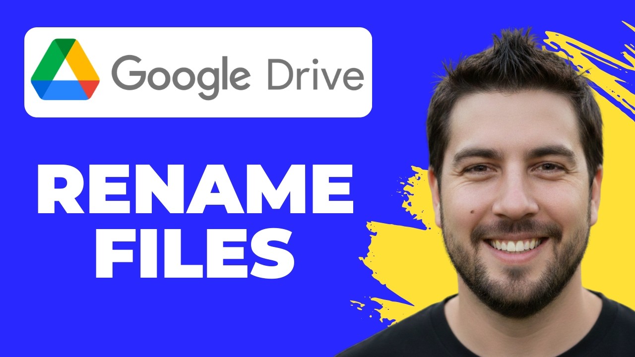 How To Rename Files In Google Drive (Quick Guide) - YouTube