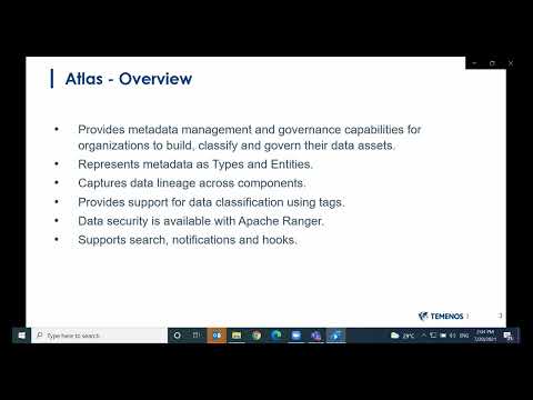 Temenos Tech Talk: Data Lineage and Governance using Apache Atlas