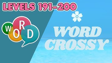 Word Crossy Levels 191 - 200 Answers