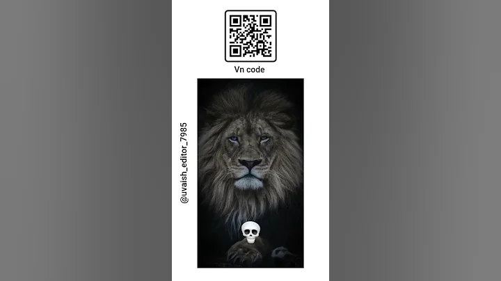 Trending Vn Video Editot Qr Code Scan 💀😈 #vncode #template #shorts #ytshorts