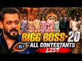 Bigg Boss 20: Full Contestants List, Old vs New Theme, Host, Start Date