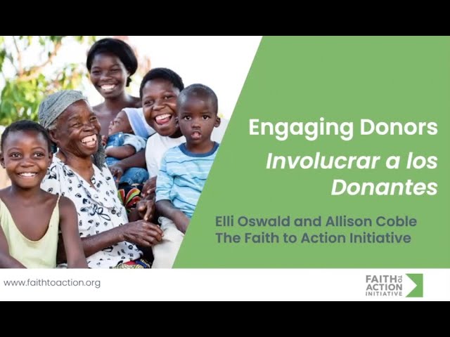 Watch Learning Event: Communicating With Donors:Partners During Transition (English) on YouTube.