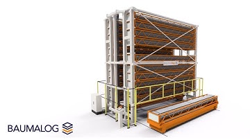 Efficient storage of long goods | TwinTower by Baumalog