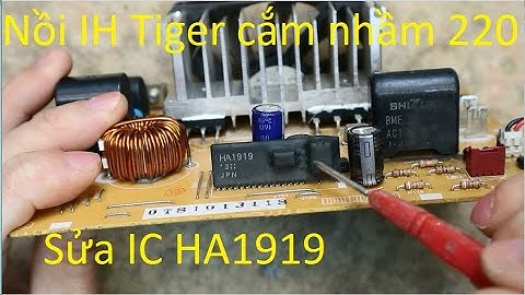 SỬA NỒI CƠM TIGER NỘI ĐỊA CẮM NHẦM ĐIỆN