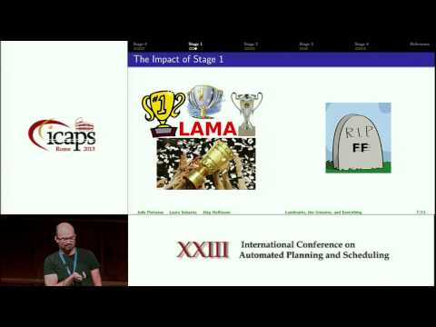 ICAPS 2013: Jörg Hoffmann (Influential Paper Award) - On the Extraction, Ordering, and Usage of ...