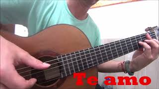 🎼Alexander Acha Te amo cover guitarra fingerstyle Nicolás Olivero