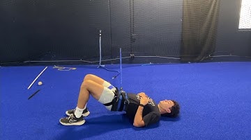 Core Velo Belt - Glute Bridge - Resist Internal Rotation
