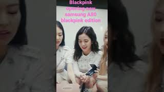 Blackpink is opening new samsung A80 blackpink edition