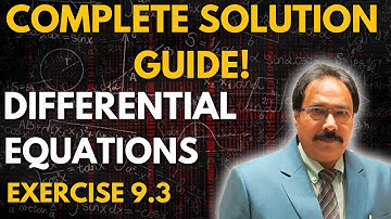 🧑‍🏫 Differential Equations Exercise 9.3 | Complete Solution Guide! 🔥