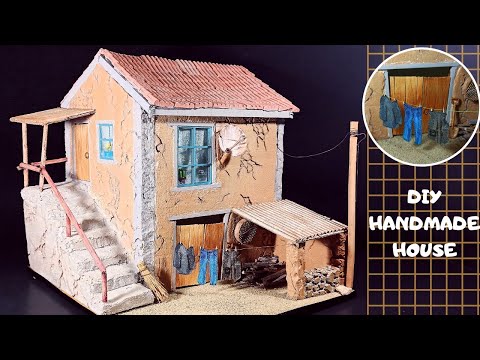 Köy Evi Maketi Yaptım - Diorama Yapımı / Strafordan Ev Yapımı