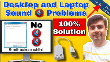 Desktop and Laptop Motherboard Sound Problems | Use a USB sound card Problem solve