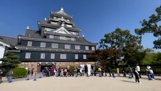 リニューアルオープンした岡山城