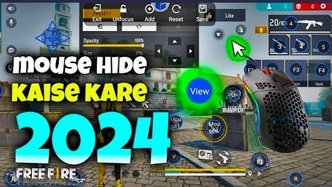 How to hide and show mouse cursor | GG mouse pro me mouse cursor ko show and hide kaise kare