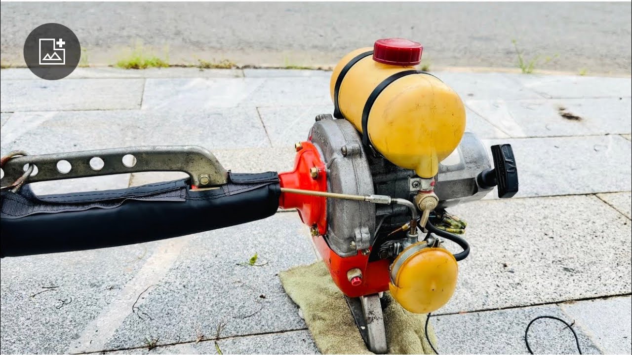 Hoàn thiện lên Cần cắt cỏ Komatsu G5C siêu khủng cho ông Bác Tây Ninh. nòng 45li 55cc zin 100%.