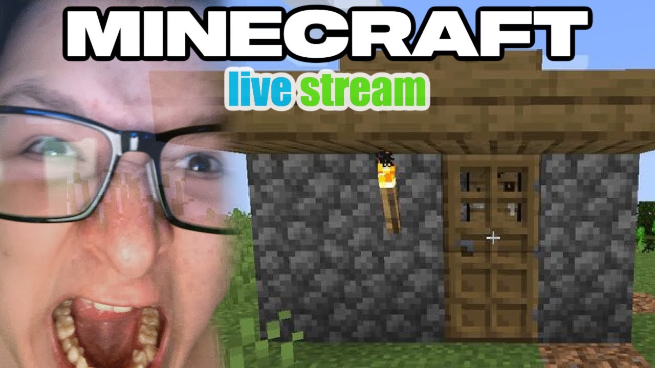 MINECRAFT LIVESTREAM - BUILDING MY HOUSE AND MINING MAYBE - Donate to the Stream: https://streamlabs.com/lolikviner