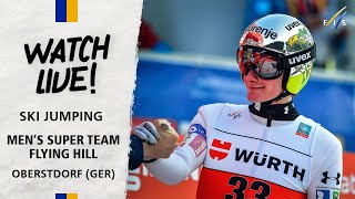 FIS Ski Jumping - Watch LIVE World Cup Men's Super Team Flying Hill Oberstdorf 2024