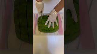 طريقة تقطيع البطيخ من تقديم الشيف مازن الحربي #فواكه #slicing ##بطيخ