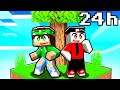 SOPRAVVIVO 24 ORE CON IL MIO AMICO nella SKYBLOCK di MINECRAFT!