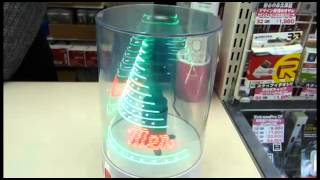 LED 3D USB卓上クリスマスツリー(RL-CRU3D)