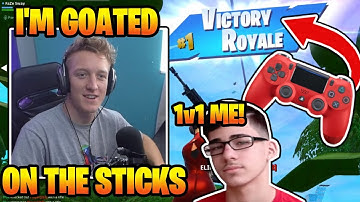 Tfue *USES* Controller For the *FIRST TIME* & 1v1