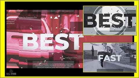 Intro Opener - Urban Dynamic Premiere Pro Templates