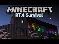 Building A Castle with Rainbow Lighting! ▫ Minecraft RTX Survival S2 [Part 13]