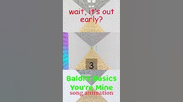 Thumbnail of Baldi You're Mine Extra Keyframes Teaser Animation Comparison #baldisbasics #shorts