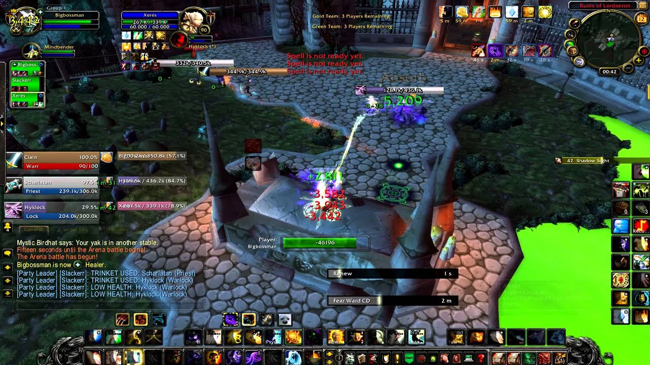 Level 90 Holy Priest Arena. First games of season 12