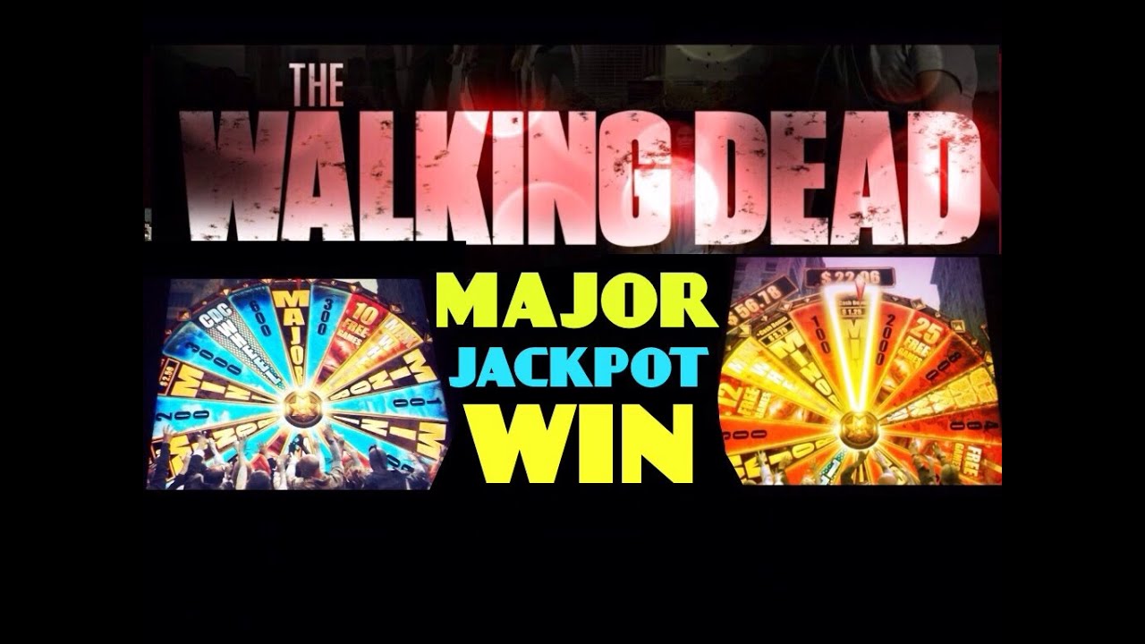 ** MAJOR JACKPOT #5 ** The WALKING DEAD slot machine HUGE WIN!