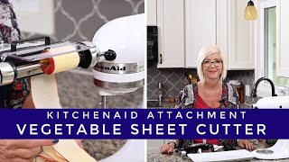 Introducing the KitchenAid Vegetable Sheet Cutter Attachment 