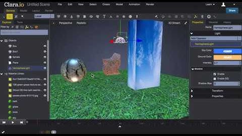 Working with textures and UV maps in Clara.io