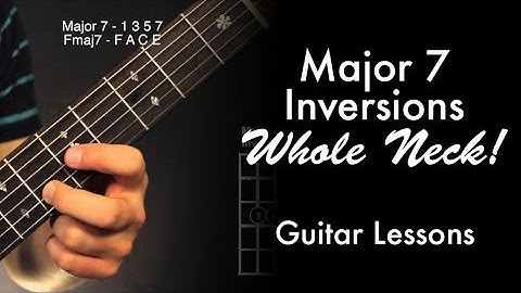 Major 7 Inversions (Whole Neck!)